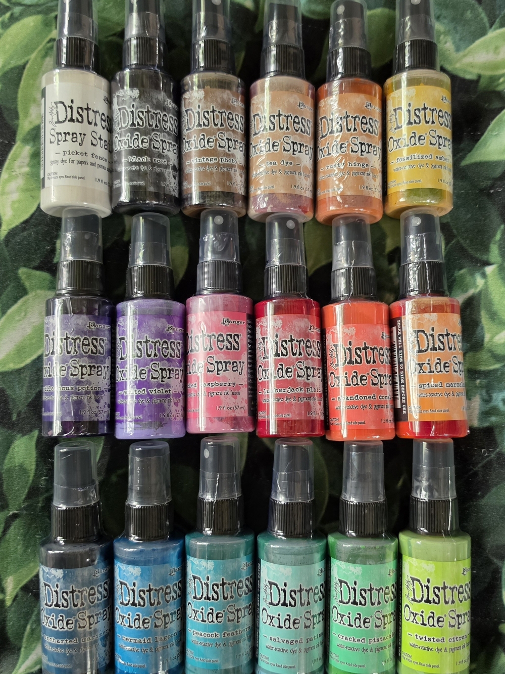 Tim Holtz Distress Oxide Sprays & Stain - Bundle Of 18 Colors